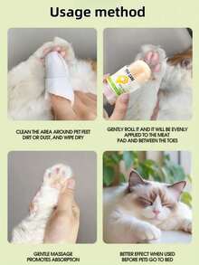 SHEIN 3 Pcs Pet Paw Cream Moisturizing Repair Dog Paw Anti-Dry And Chapped Foot Care  - Protects Paws From Hot Pavemnt, Wax For Dry Paws & Nose, Canine Paw Moisturizer Or Cracked Paws - Beige - View 7