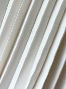 Franclia 2-Piece Set, Elegant, Fashionable, Simple Sleeveless Black Lace Welt Top With Solid Color Pleated Elastic Waist Skirt, Autumn Ladies Teacher Two-Piece Set, Business Casual Women's Wear Two-Piece Set Roupa Para A Universidade