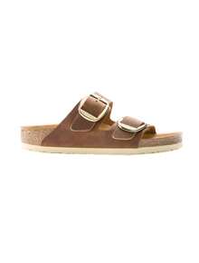 Birkenstock Dép xỏ ngón Arizona Big Buckle LEOI Cognac Hex có thể điều chỉnh thiết kế thường ngày dành cho nữ - Rượu Cognac - Xem 1
