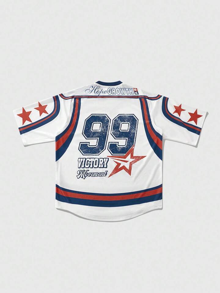 Our Prep Summer Men's Y2K Street Fashion American Style Hockey