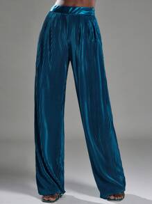 NYA SZN 配套套装（上衣/裤子）背心纹理系带细节裤子高腰开衩细节早午餐婚礼宾客特殊场合约会海滩度假套装女士