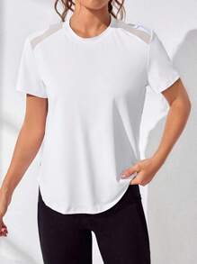 SHEIN With My Calm Débardeur de sport à imprimé géométrique, Débardeur de gym Top de workout
