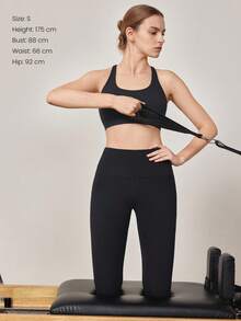 GLOWMODE 女士运动紧身裤 - 黑色 - 查看 8