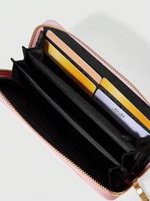 ROMWE Kawaii 可爱粉色蝴蝶结图案热销长款钱包