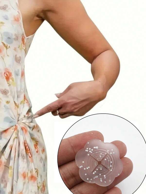 SHEIN 5pcs Women's Multifunctional Clothing Buttons Clothing Fastening Accessories Waistline Buckle Fix Short Sleeves Or Skirts Clothing Fixing Buttons