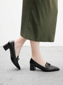 CUCCOO BIZCHIC Women's Fashionable High Heel Pumps For Commuting And Daily Wear - Black - View 5