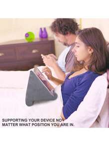 1 件海绵枕头平板电脑支架适用于多型号通用平板电脑支架手机支撑床垫阅读支架