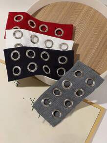 ROMWE Grunge Punk 4 件 Y2K 朋克摇滚镂空宽头带，适合日常生活、购物、音乐节，女士装饰发饰