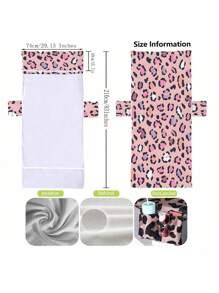 SHEIN 1 Vỏ bọc ghế bãi biển bằng sợi nhỏ họa tiết da báo, Vỏ bọc ghế bãi biển, Túi đeo vai, Vỏ bọc ghế bãi biển thấm hút, Vỏ bọc ghế khách sạn bãi biển, Vườn tắm nắng, Vỏ bọc ghế thư giãn bãi biển - Nhiều màu - Xem 9