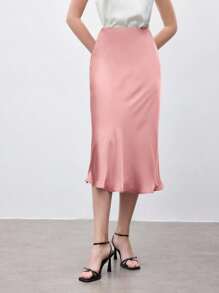BizChic Chân váy chữ A màu hồng cho nữ, hiện đại, thanh lịch, phù hợp cho công sở, đi làm hàng ngày, mang phong cách lãng mạn thập niên 90, thích hợp cho Giáng sinh, Năm mới, Ngày Valentine, Tiệc tùng, Bãi biển, Lễ tốt nghiệp, Thời trang, Lễ hội, Kỳ nghỉ, Khách dự đám cưới, Hẹn hò, Tiệc tùng, Buổi hòa nhạc, Bữa ăn sáng muộn, Sân bay và nhiều dịp khác. - Hồng - Xem 7
