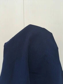 EMERY ROSE Women's Fashionable Simple Loose Solid Color Jumpsuit With Spaghetti Straps For Summer - Navy Blue - View 7