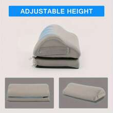 SHEIN Ergonomic Foot Rest Stool - Adjustable Height, Washable Cover, Versatile For Car, Home, Office, And Under Desk Use - Comfortable Support For Tired Feet - Multicolor - View 4