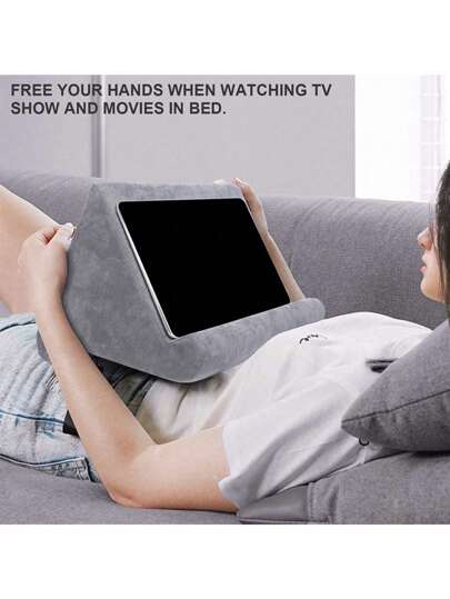 SHEIN 1 pezzo Supporto per tablet in schiuma, adatto per supporti universali per tablet e telefoni cellulari, cuscino per letto per lettura
