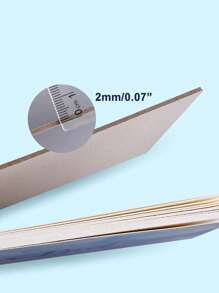 SHEIN Xin Bowen 300GSM Giấy màu nước dễ xé, giấy cotton, không axit, ép lạnh, dành cho nghệ sĩ, sách vẽ tranh - Bộ - Xem 5