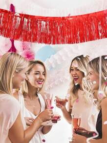 1PC Backdrop Hanging Rain String Curtain Decor Tassel Garland Banner For Weddings Birthdays And OtherCelebrations Festival Celebration Decorations - Multicolor - View 2