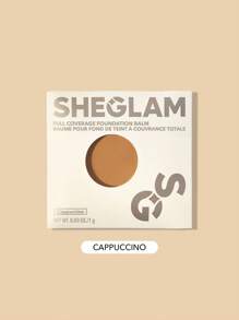 SHEGLAM Full Coverage Foundation Balm Sample-Cappuccino Long Lasting Flawless Moisturizing Foundation Oil-Control Color Corrector Concealer Pore-Less Cover Blemish Non-Greasy Non-Caking Smoother-Looking Cream Foundation Brand Beauty Makeup Face Paint Cosmetic For Women Girls Perfect For Winter Spring Ideal For Y2K Fancy Fashion Suitable For Birthday Gift Party Ready Best Color - Cappuccino - View 1