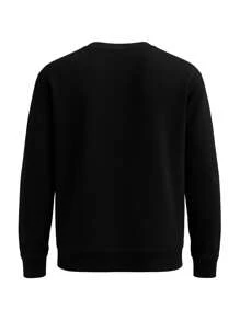 New Balance Uni-Ssentials French Terry Crewneck Sweatshirt - BLACK (001) - Black - View 2