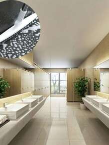 SHEIN 1PC Long Handle Floor Brush Hard Bristle Cleaning Tool For Tile Gaps Corners Bathroom Toilet Kitchen Deep Cleaning Home Essentials Mothers Day Gift Housewarming Present