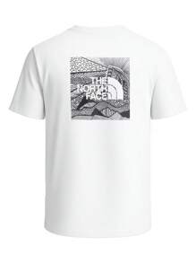 The North Face M S/S BOX NSE CELEBRATION TEE TNF WHITE - White - View 2