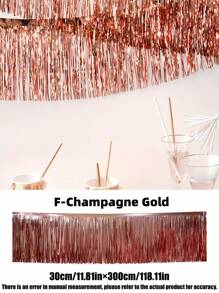 1PC Backdrop Hanging Rain String Curtain Decor Tassel Garland Banner For Weddings Birthdays And OtherCelebrations Festival Celebration Decorations - Multicolor - View 13