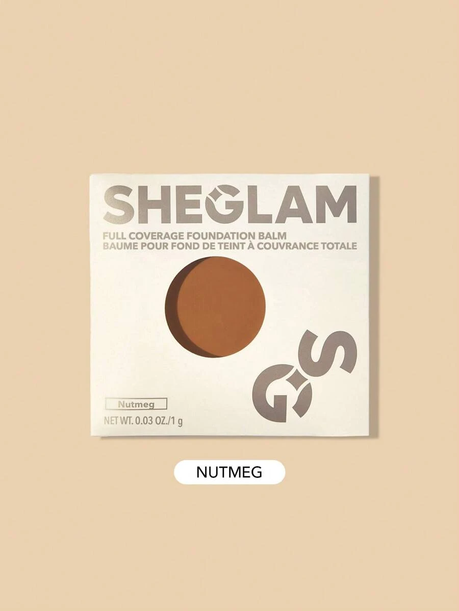 SHEGLAM 全遮瑕粉底霜樣品-肉荳蔻持久無瑕保濕粉底控油色彩校正遮瑕膏無毛孔遮瑕不油膩不結塊更光滑的粉底霜粉底 品牌 美容 化妝 化妝品 適合女性與女孩 完美搭配夏季春季 Y2K 時尚 流行 生日 母親節禮物 假期 派對準備就緒 最佳顏色 - Nutmeg - 查看 1
