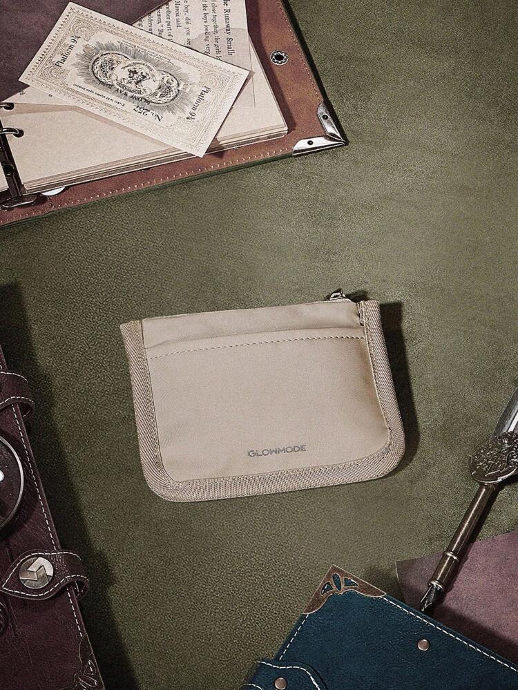 GLOWMODE X Harry Potter Water-Repellent 3 Card Slots Zipper Pocket Pouch Cardholder Wallet Logo Gym Travel Daily Casual