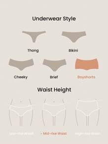 LUVLETTE Bộ 3 đồ lót mặc ngoài bằng vải cotton thể thao cạp vừa cơ bản, quần lót nữ mặc ngoài, đồ lót mặc trong, phù hợp cho bé gái tuổi teen và trẻ em - Nhiều màu - Xem 8
