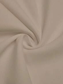 Sweetra 女士直筒宽松阔腿褶皱长裤，适合工作和通勤，春夏季 - 杏色 - 查看 7