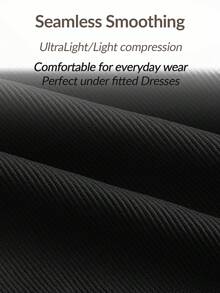 SHEIN 2pcs/Set Women Body Shaper Jumpsuit - Black - View 5