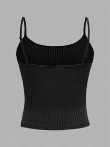 SHEIN EZwear Set de 4 piezas de camisetas cortas casuales para mujer, versátil para uso diario