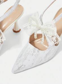 CUCCOO HITCHD 女士时尚白色高跟鞋 - 白色 - 查看 12