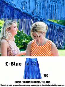 1PC Backdrop Hanging Rain String Curtain Decor Tassel Garland Banner For Weddings Birthdays And OtherCelebrations Festival Celebration Decorations - Multicolor - View 10