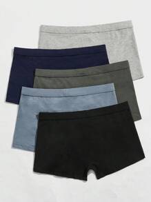 Snug Zone Men 5pcs Letter Graphic Boxer Brief