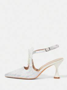 CUCCOO HITCHD 女士时尚白色高跟鞋 - 白色 - 查看 10