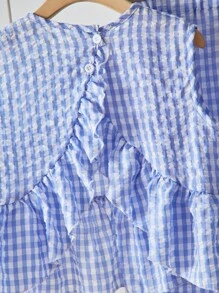 Outfit estivo per ragazzi con schiena arricciata e pantaloni senza spalline