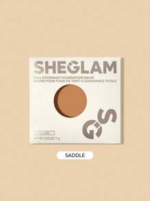 SHEGLAM Full Coverage Foundation Balm Sample-Saddle Brand Beauty Makeup Face Paint Cosmetic For Women Girls Perfect For Spring Summer Ideal For Y2K Fancy Fashion Suitable For Birthday Mother'S Day Gift Rave Party Ready Best Color - Saddle - View 1