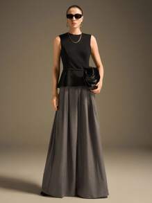 Ontre Quần áo nữ mới năm 2025, Trang phục thu/đông, Trang phục mọi mùa, Trang phục mùa đông, Trang phục trở lại trường cho phụ nữ, Trang phục Halloween và Giáng sinh, Trang phục giáo viên nữ, Áo khoác ngoài, Váy dạ hội, Váy dự tiệc cưới, Váy dự tiệc cưới thanh lịch, Trang phục đi nhà thờ cho phụ nữ, Trang phục công sở thường ngày, Áo hai dây màu trơn bó eo đi làm thường ngày mùa hè cho phụ nữ - màu đen - Xem 3