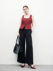CUCCOO BIZCHIC 尖头细高跟鞋高跟酒红色性感派对优雅户外办公室女士高跟鞋 - 酒紅色 - 查看 10