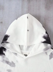 Batwheels X SHEIN 青少年男童休闲日常扎染汽车印花卫衣 儿童卫衣 男童白蓝图案卫衣 男童汽车图案卫衣 男童卡通汽车卫衣 - 彩色 - 查看 3