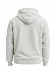 New Balance Uni-Ssentials French Terry Hoodie - SEA SALT HEATHER (124) - White - View 2