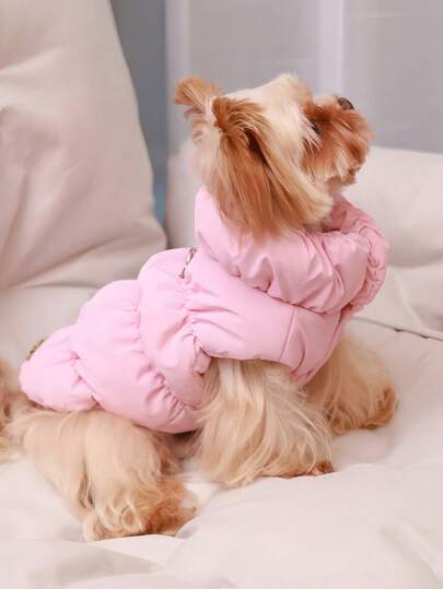 3 Layer Thick Winter Dog Coat  Windproof Warm Jacket For Small Medium Dogs  Soft  Cozy  Cold Weather Protection For Autumn Winter