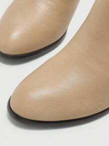 CUCCOO BIZCHIC 休闲百搭日常简约粗跟时尚女式短靴