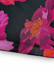 INAWLY 女士花卉印花 A 字裙，休闲度假