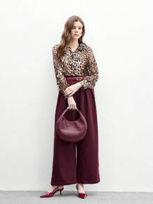 CUCCOO BIZCHIC Giày cao gót hở mũi màu đỏ tía, quai sau thời trang nữ, giày mule gót trung bình đi tiệc/đi làm - Màu Đỏ Sâu - Xem 10