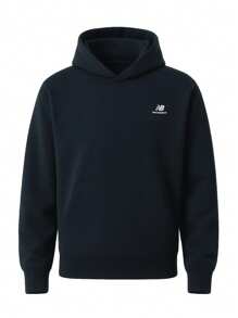 New Balance Hoops Fleece Hoodie - BLACK (001) - Black - View 1