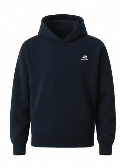 New Balance Hoops Fleece Hoodie - SVART (001)