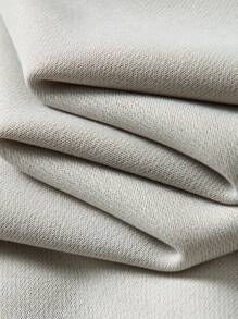 JNSQ 返校户外休闲运动连帽衫和背心，儿童圆领套头衫趣味字母印花户外休闲运动运动衫 - 卡其色 - 查看 8