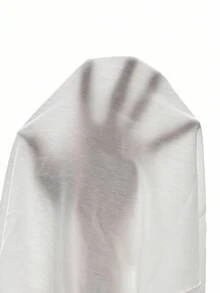 SHEIN EZwear 女士休闲简约樱桃图案圆领短袖露脐紧身T恤，略微透视，适合夏季返校季穿着 - 紅色 - 查看 7