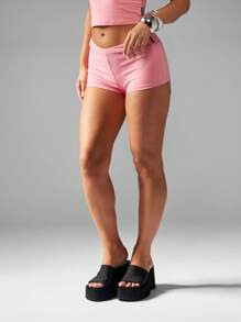 Missguided x Playboy Dehnbares ärmelloses Trägertop mit Rundhalsausschnitt, schmeichelhaftes hochgeschnittenes Cropped Tanktop, figurbetontes Basics für Sommer und Frühling