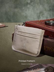 GLOWMODE X 哈利波特防水 3 个卡槽拉链口袋小袋卡夹钱包徽标健身旅行日常休闲 - 卡其色 - 查看 4